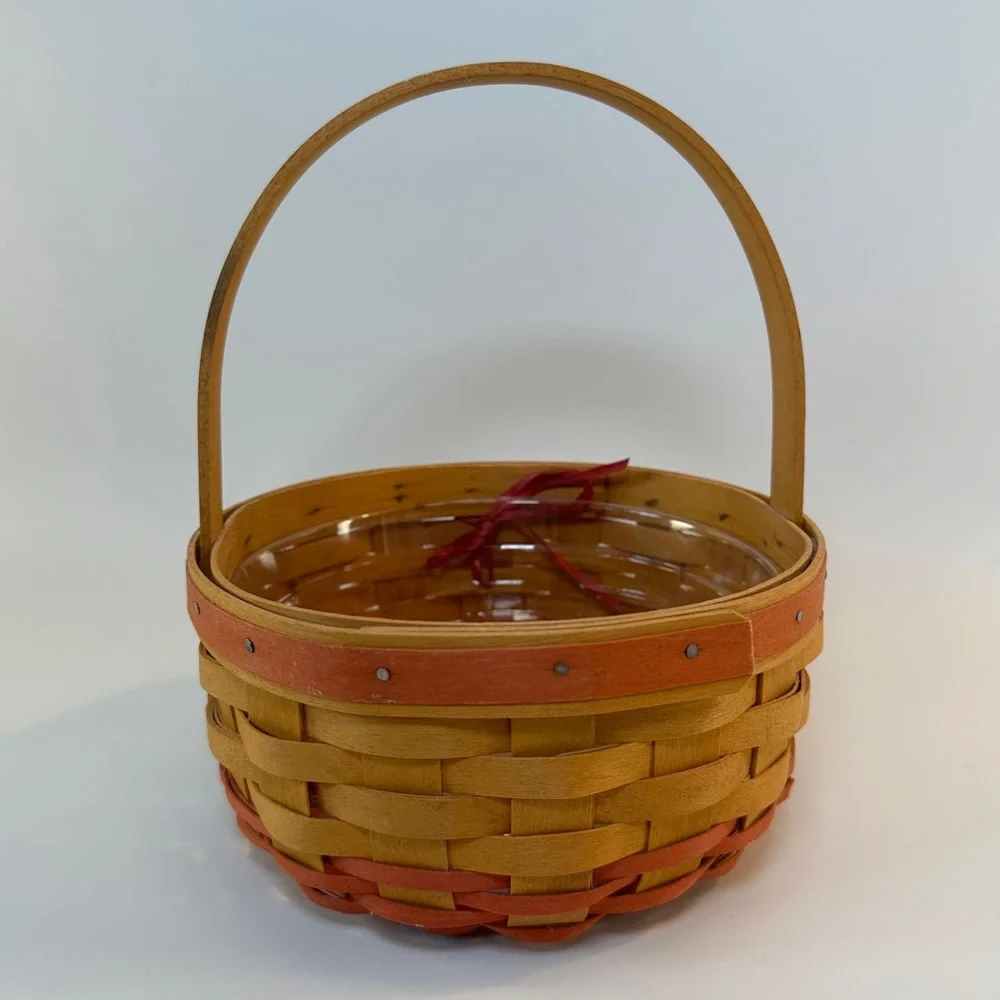 VTG Longaberger USA Woven Basket Handle Mother's‎ Day 1998